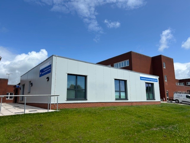 The new Croslands Community Diagnostic Centre building based at Furness General Hospital