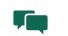 Small icon of two overlapping speech bubbles