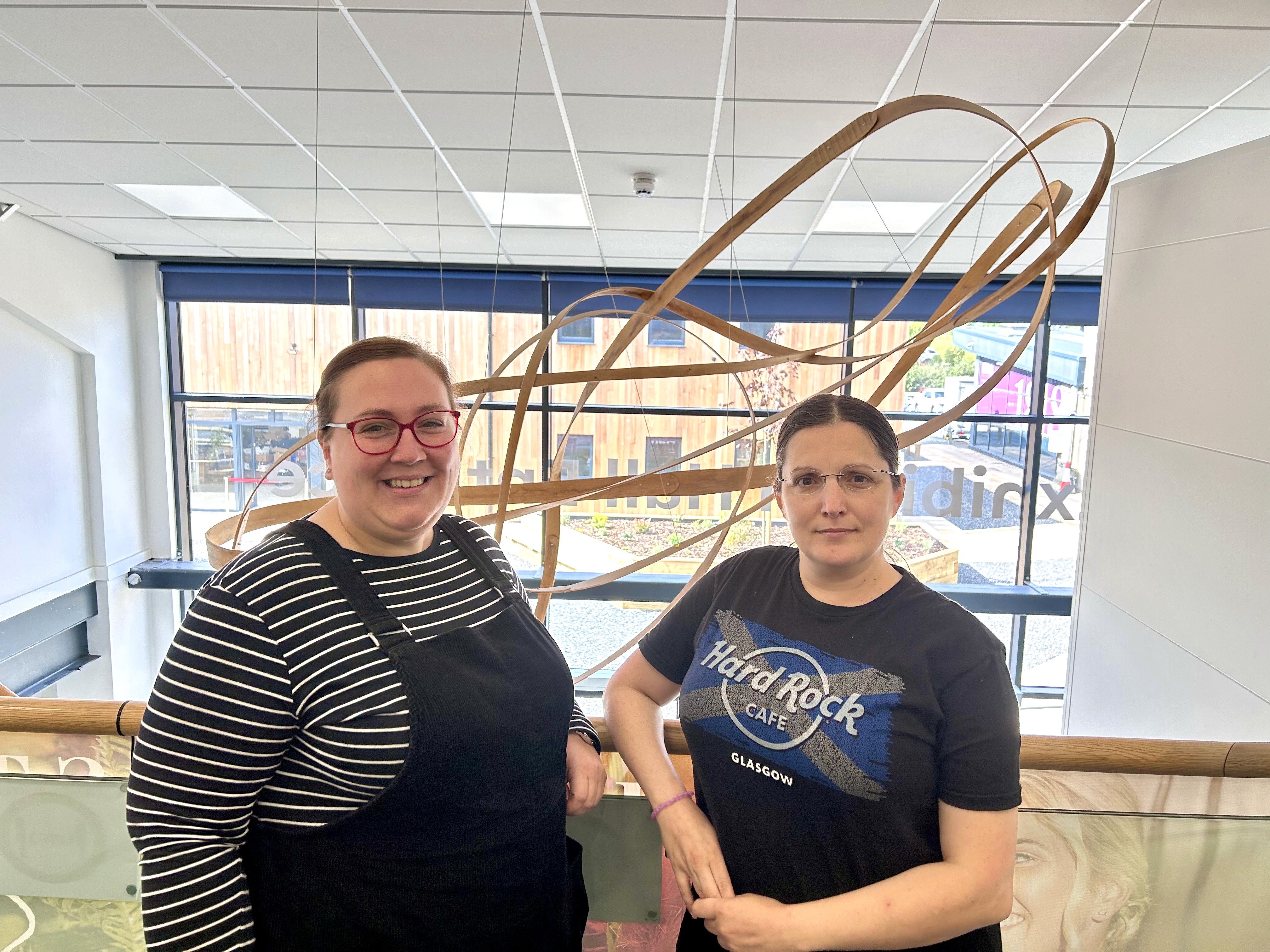 Hannah Shaw and Deni Petrova Dementia Champions UHMBT 2024.jpg